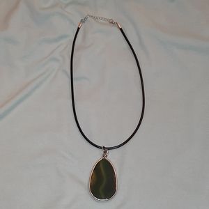 NATURAL GREEN ALGATE HANDMADE NECKLACE